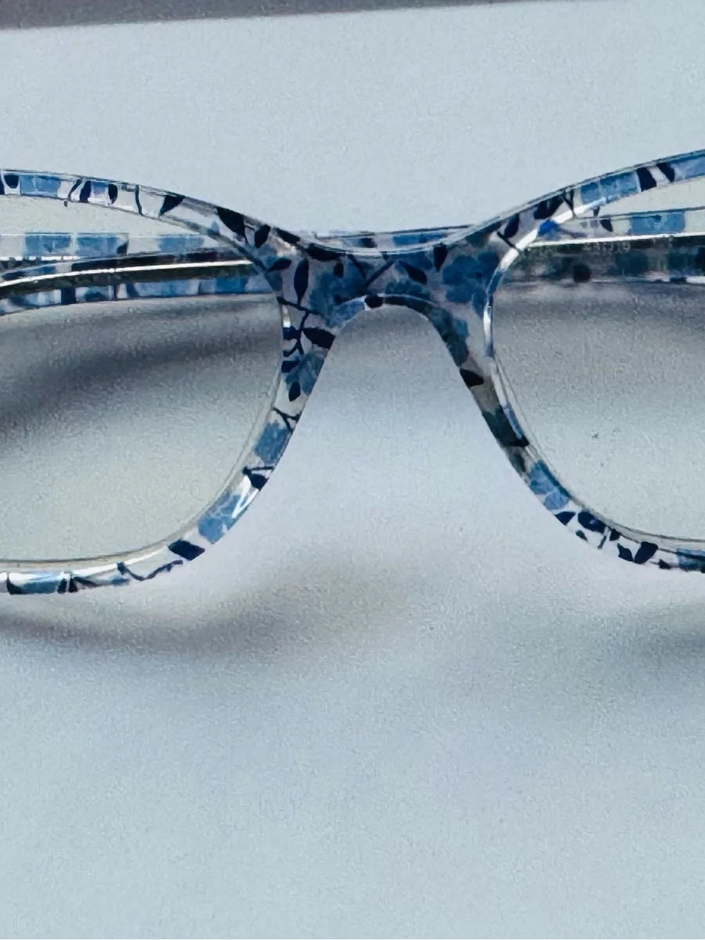 Draper James DJ1001 (414) indigo Floral 48-16 Eyeglass frame/ pre-owned